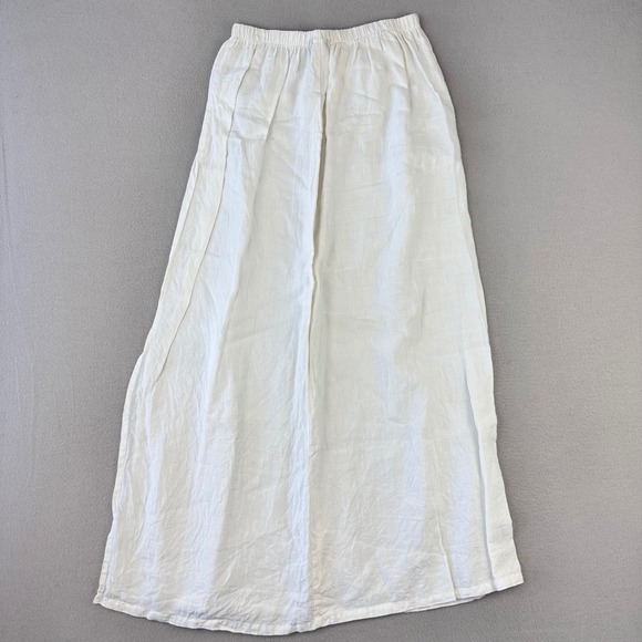 American Vintage White Linen Maxi Skirt and Tank Set - Picture 3 of 12